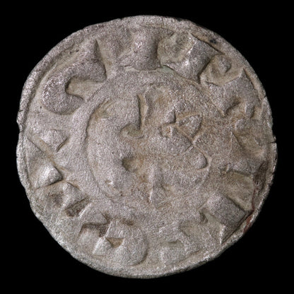 French States, County of Gien, Geoffroy III, BI 1 Denier - 1120 to 1160 CE - French States
