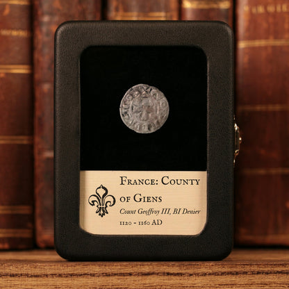 French States, County of Gien, Geoffroy III, BI 1 Denier - 1120 to 1160 CE - French States