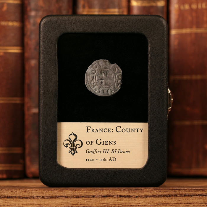 French States, County of Gien, Geoffroy III, BI 1 Denier - 1120 to 1160 CE - French States