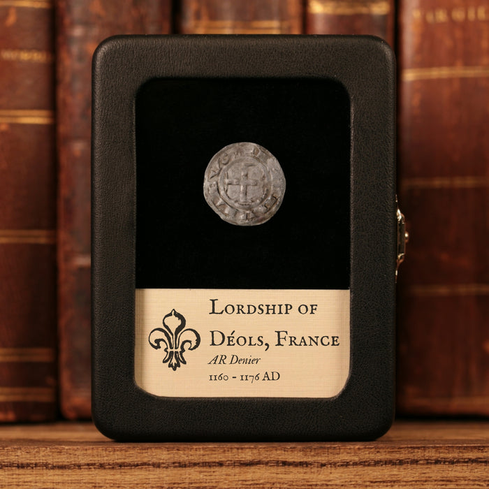 French States, Lordship of Déols, AR 1 Denier - 1160 to 1176 CE - French States