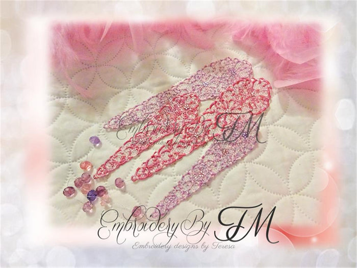 FSL bookmark /5x7 hoop and 4x4 hoop/ two sizes