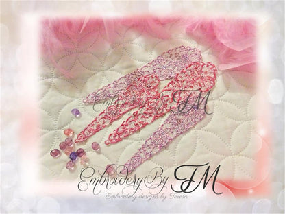 FSL bookmark /5x7 hoop and 4x4 hoop/ two sizes