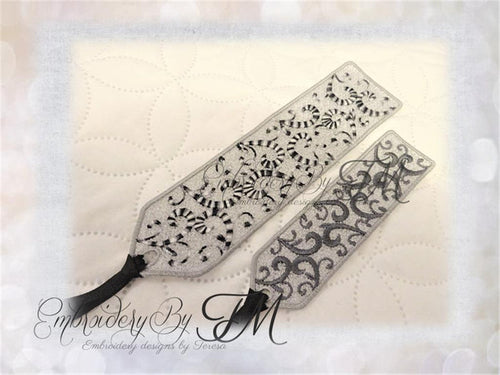 FSL bookmark ornament /5x7 hoop and 4x4 hoop/ two sizes