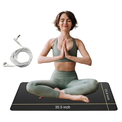 Gas Grounding Conductive Leather Yoga Mat 🇨🇳
