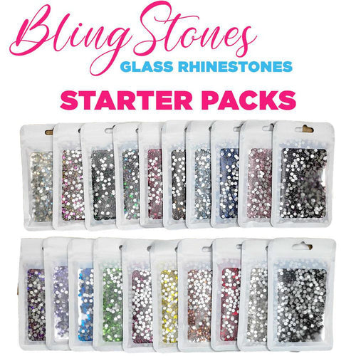 Glass Rhinestone Starter Packs | Rhinestones from The Glitter Guy