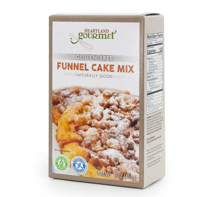 Gluten Free Funnel Cake Baking Mix | 16 oz | Heartland Gourmet | 2031