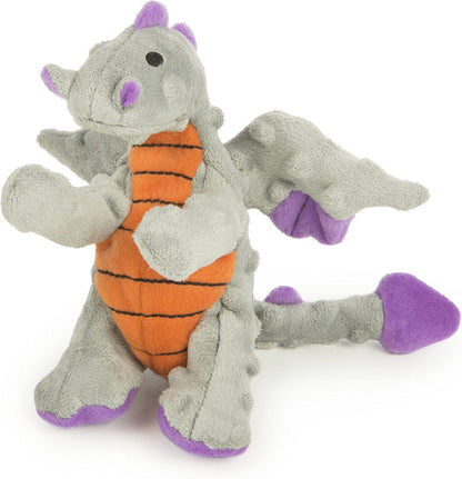Go Dog Periwinkle Dragon with Chew Guard Technology Dog Chew Toy