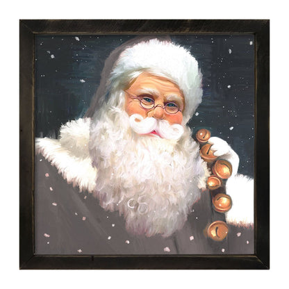 Gray Santa bells