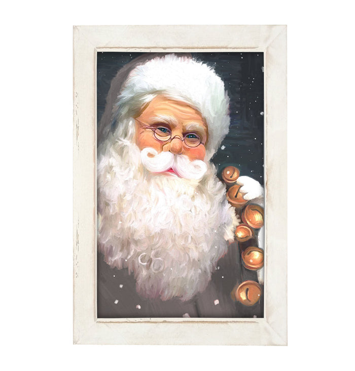 Gray Santa bells