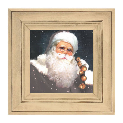 Gray Santa bells