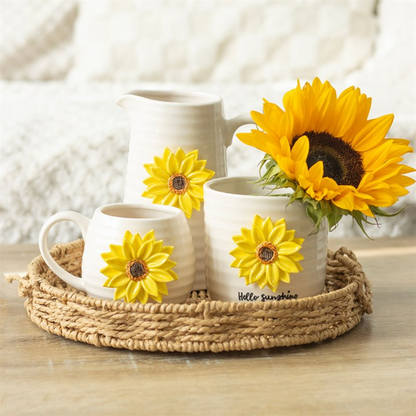 Hello Sunshine Plant Pot with 3D Sunflower 🇬🇧