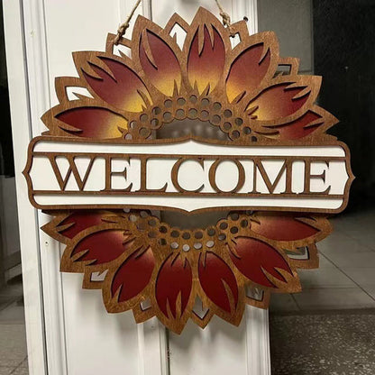 Home Sunflower Doorplate Decoration Craft 🇨🇳