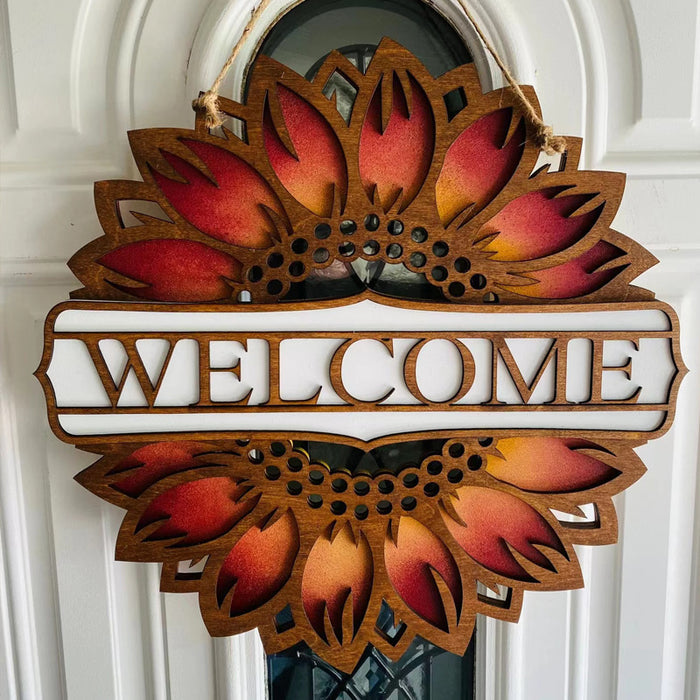 Home Sunflower Doorplate Decoration Craft 🇨🇳