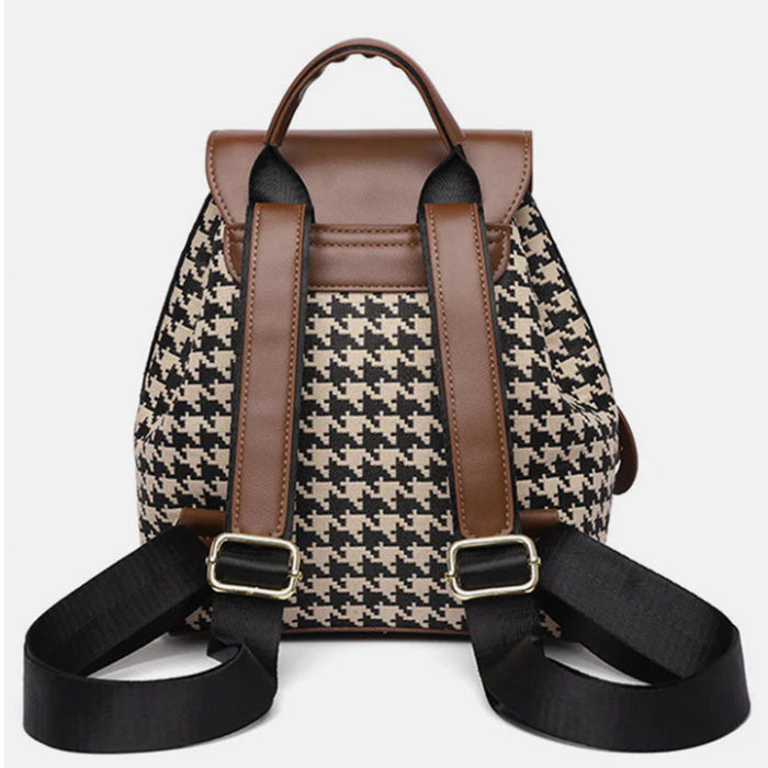 Houndstooth Backpack Women 🇨🇳