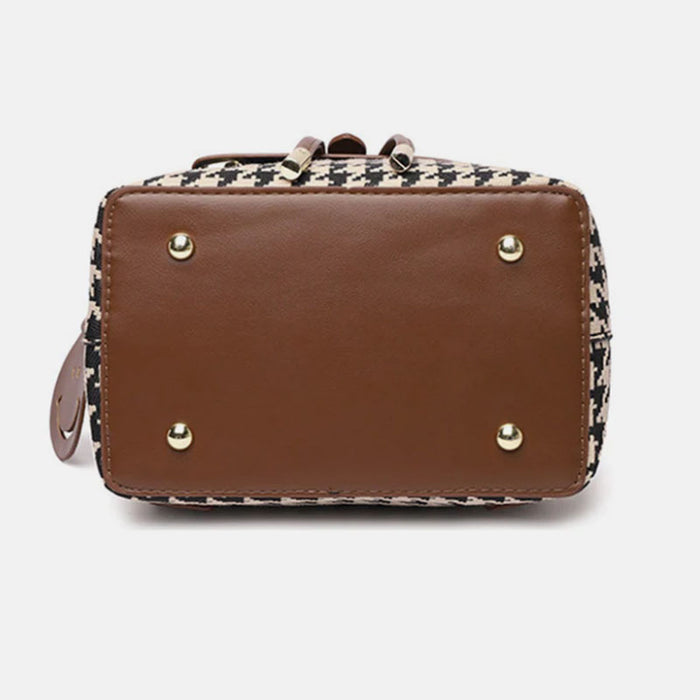 Houndstooth Backpack Women 🇨🇳