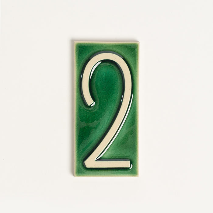 House Number Tile, Emerald Isle