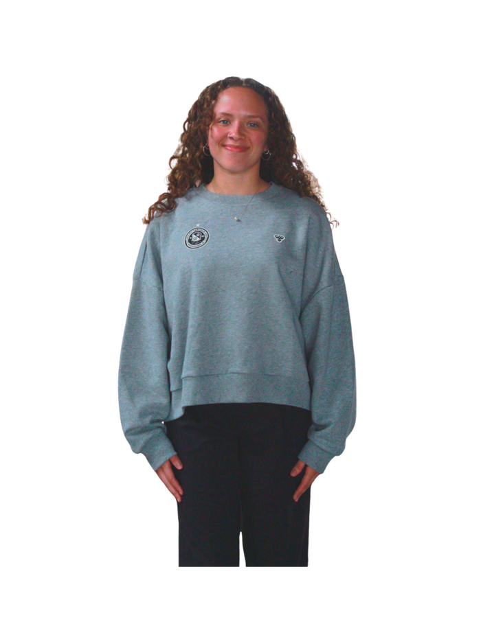 hummel BOXY Women's Crewneck Gray