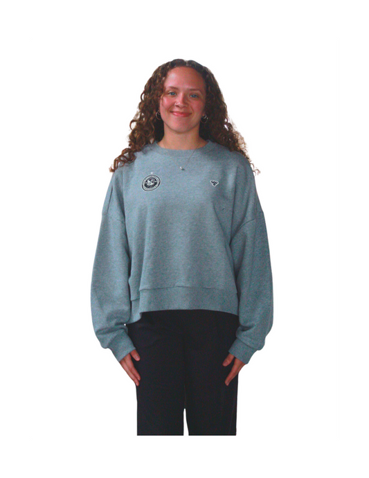 hummel BOXY Women's Crewneck Gray