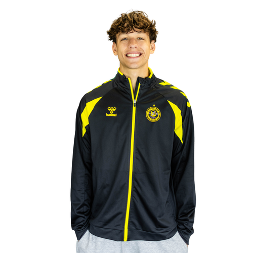 hummel CORE 2.0 Zip Jacket - Blk/Ylw