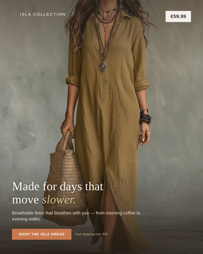 Isla long-sleeve lapel maxi dress with side slit