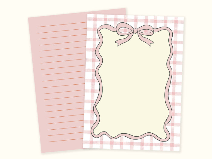 Ivna Lins - Sweetheart Letter Writing Set with Stickers, Envelope
