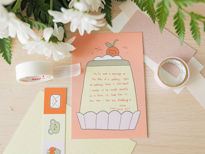 Ivna Lins - Sweetheart Letter Writing Set with Stickers, Envelope