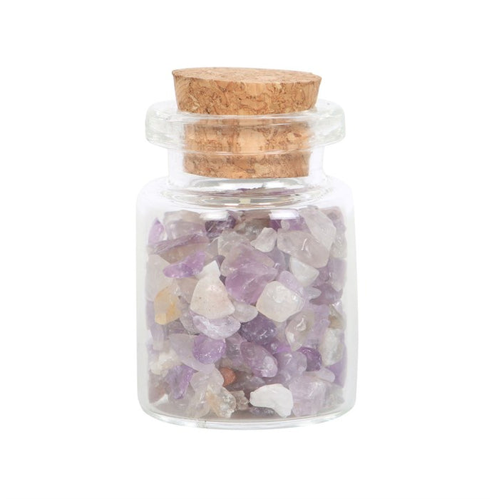 Jar of Calm Amethyst Crystal in a Matchbox 🇬🇧