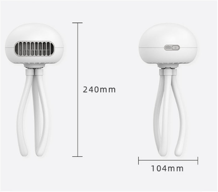 Jellyfish Octopus Fan Baby Stroller Special Baby Stroller Electric Fan 🇨🇳