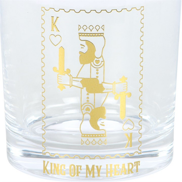 King of My Heart Drinking Glass 🇬🇧
