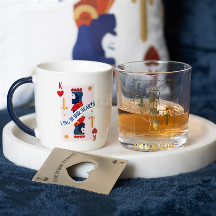 King of My Heart Drinking Glass 🇬🇧