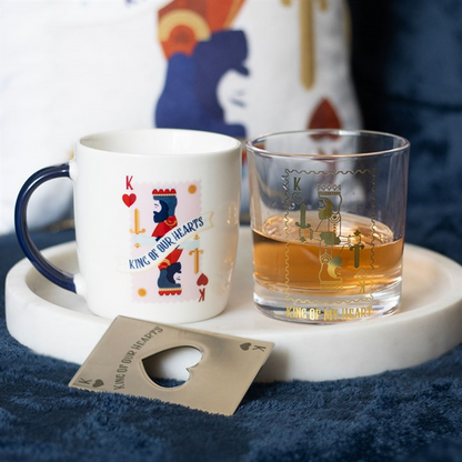 King of My Heart Drinking Glass 🇬🇧