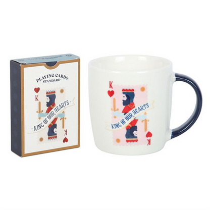 King of Our Hearts Mug and Playing Cards Set 🇬🇧