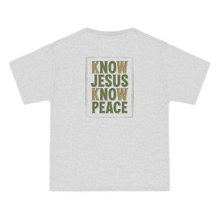 Know Jesus Know Peace Shirt - Christian Gospel Tee