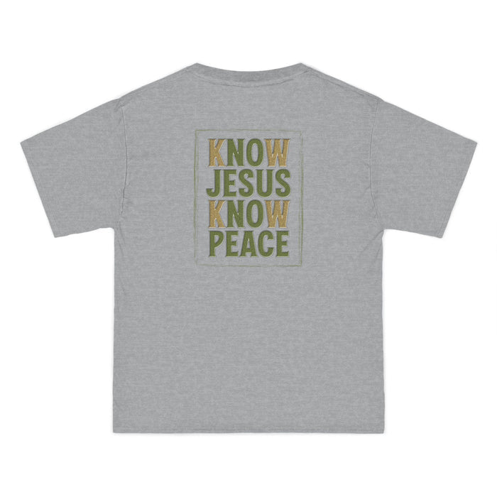Know Jesus Know Peace Shirt - Christian Gospel Tee