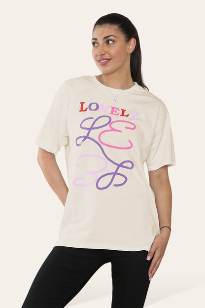 Ladies Lovely Printed Short Sleeve T-Shirt Top 🇬🇧