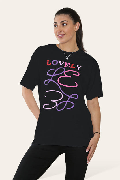 Ladies Lovely Printed Short Sleeve T-Shirt Top 🇬🇧