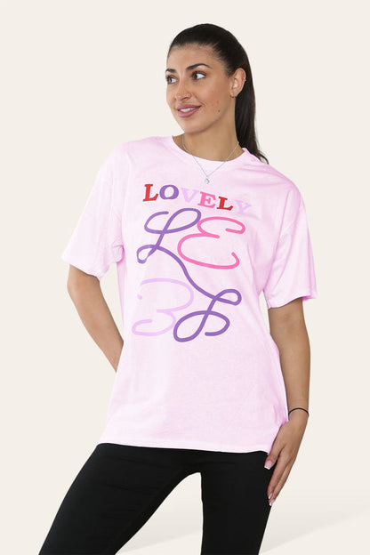 Ladies Lovely Printed Short Sleeve T-Shirt Top 🇬🇧