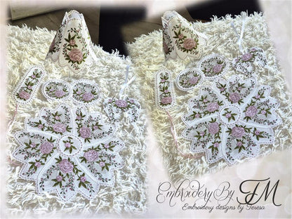 Large set with peonies