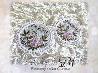 Large set with peonies