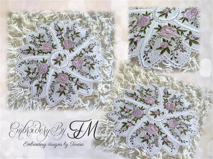 Large set with peonies