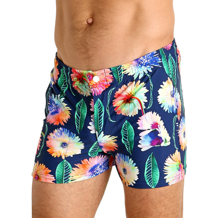 LASC Malibu Swim Shorts - African Daisies - Destination PSP