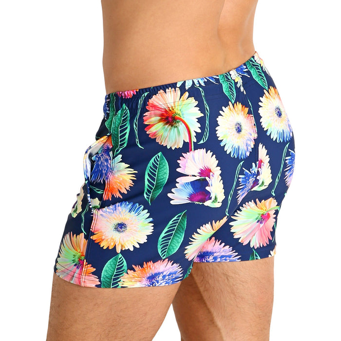 LASC Malibu Swim Shorts - African Daisies - Destination PSP