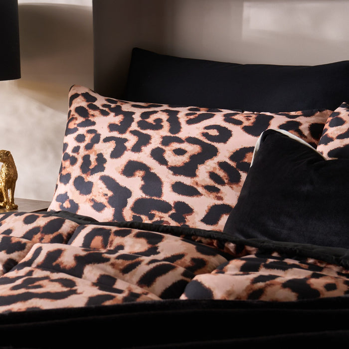 Leopard Print Coverless 10.5 Tog Duvet Set - Natural 🇬🇧
