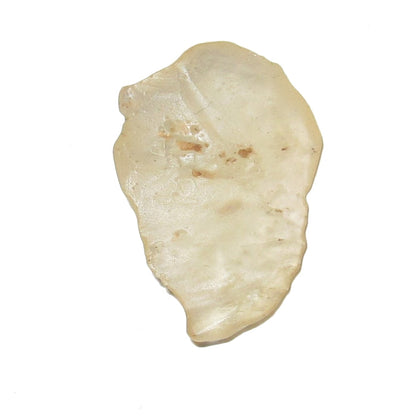 yellow libyan desert glass rough stone
