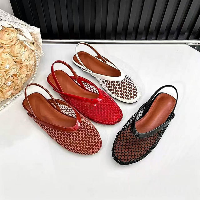 Livia breathable mesh closed-toe flat shoe