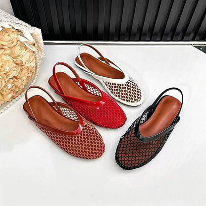Livia breathable mesh closed-toe flat shoe