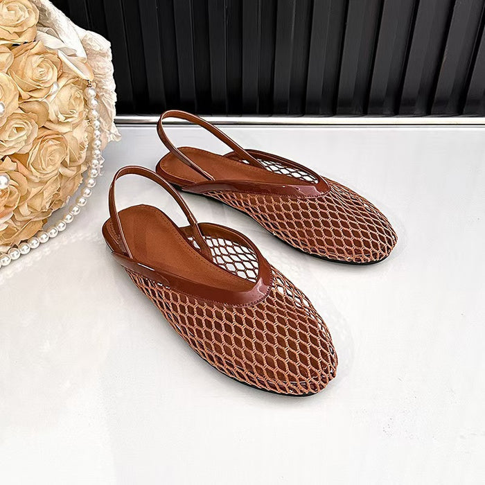 Livia breathable mesh closed-toe flat shoe