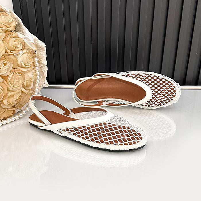 Livia breathable mesh closed-toe flat shoe