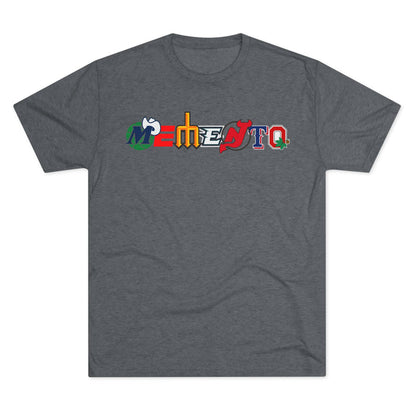 Logos Tri-Blend Crew Tee - Fun Graphic Design for Everyday Wear - Memento Mori Clothing