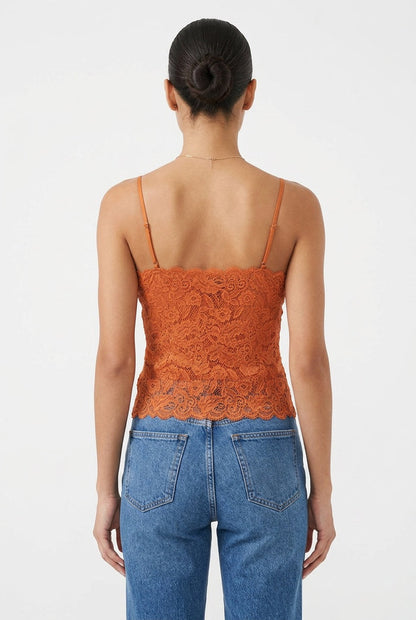 Love Poem Dahila Lace Scallop Cami